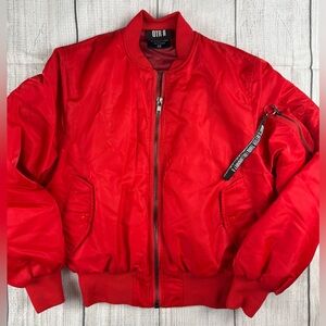 VGC! On The Run OTR II Tour Bomber Jacket Jay-Z Beyonce 2018 Red Sz XS ***READ